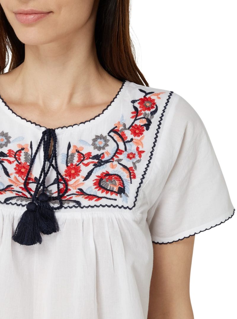 EMBROIDED DETAILED BLOUSE