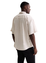 Jack & Jones Mens Linen Shirt - Khaki