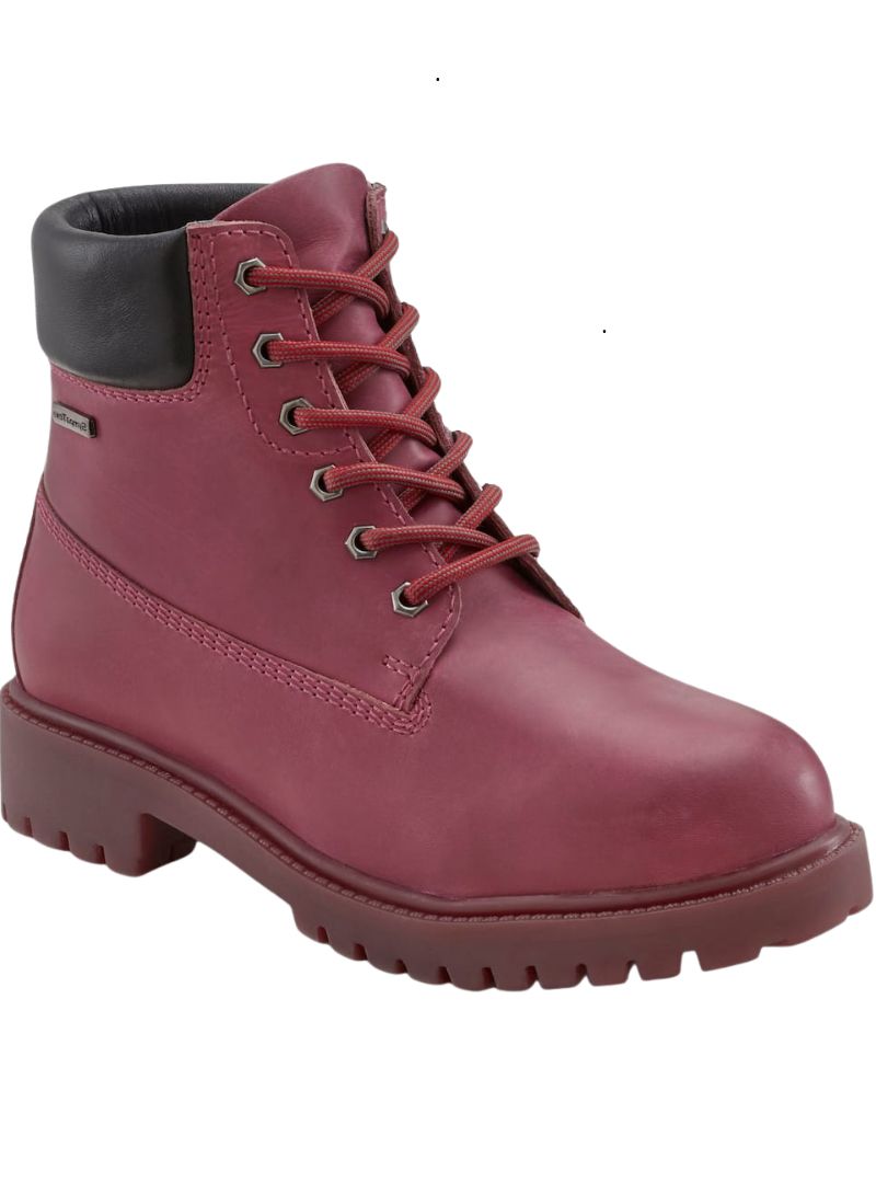 Lascana Ladies Lace Up Ankle Boot - Plum