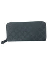 JACQUARD ZIP AROUND WALLET