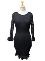 Inside Ladies Lace Dress - Black
