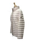 Basler Ladies Light Weight Puffer Jacket - Cream/Brown