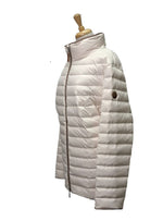 Basler Ladies Light Weight Puffer Jacket - Cream/Brown
