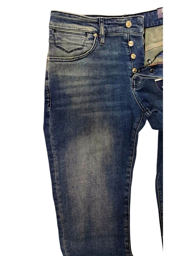 On Denim Mens Basic Jeans - Blue