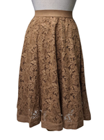 Marcel Ostertas Ladies Lace Skirt - Brown