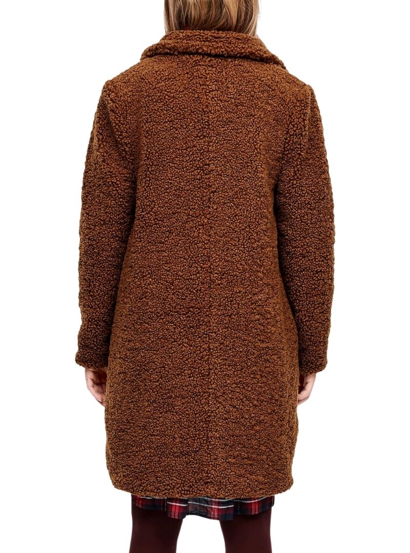 BUTTONED TEDDY COAT