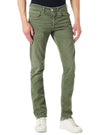 Replay Mens Groover Straight Fit Jeans - Green