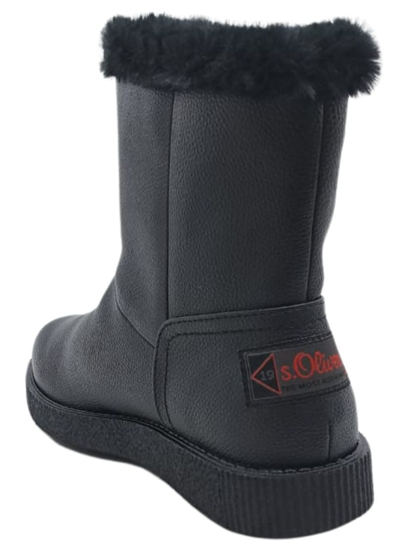 SLIP ON FLUFFY INSIDE BOOT