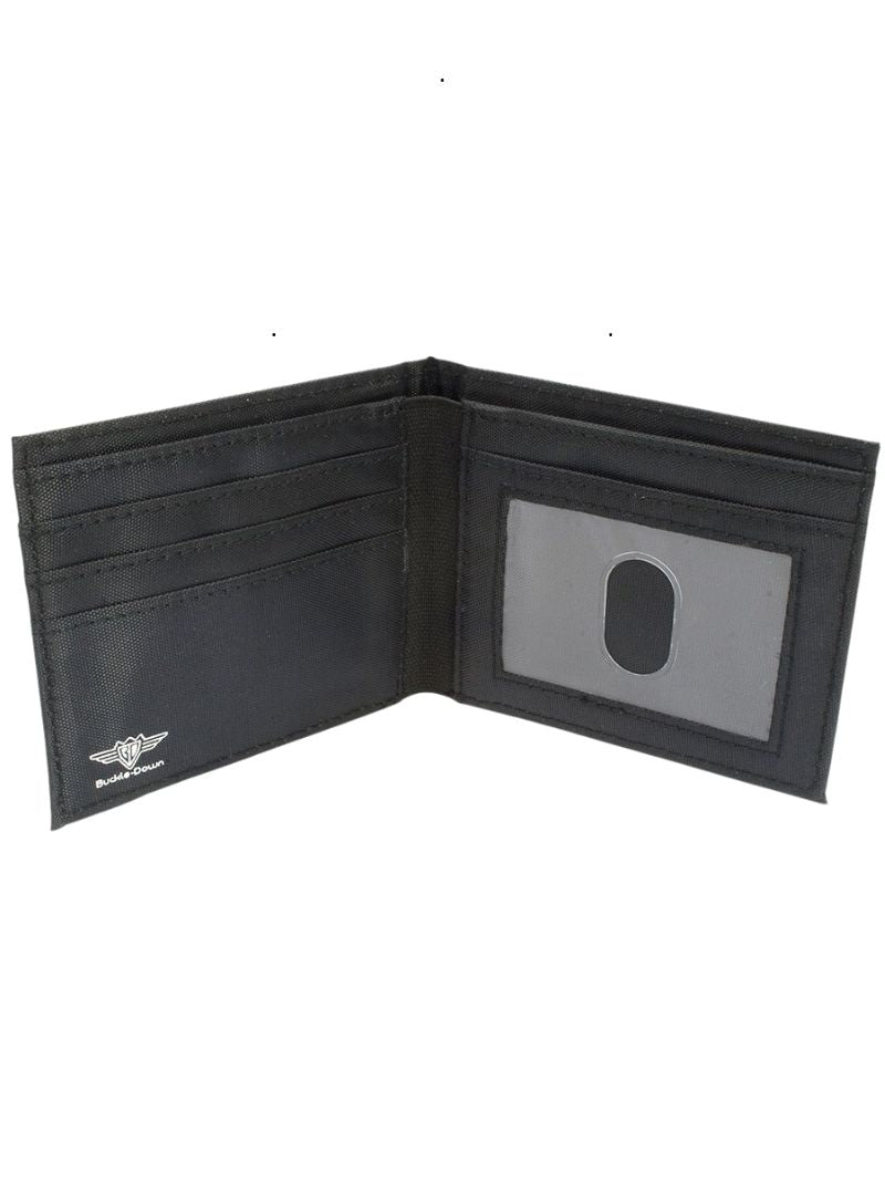 Buckle-Down Detailed Unisex-Adult's Wallet - Purple/White/Pink