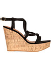 SUEDE WEDGE HEEL SANDAL