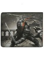 Buckle-Down Detailed Unisex-Adult's Wallet - Grey/Black