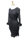 Inside Ladies Lace Dress - Black