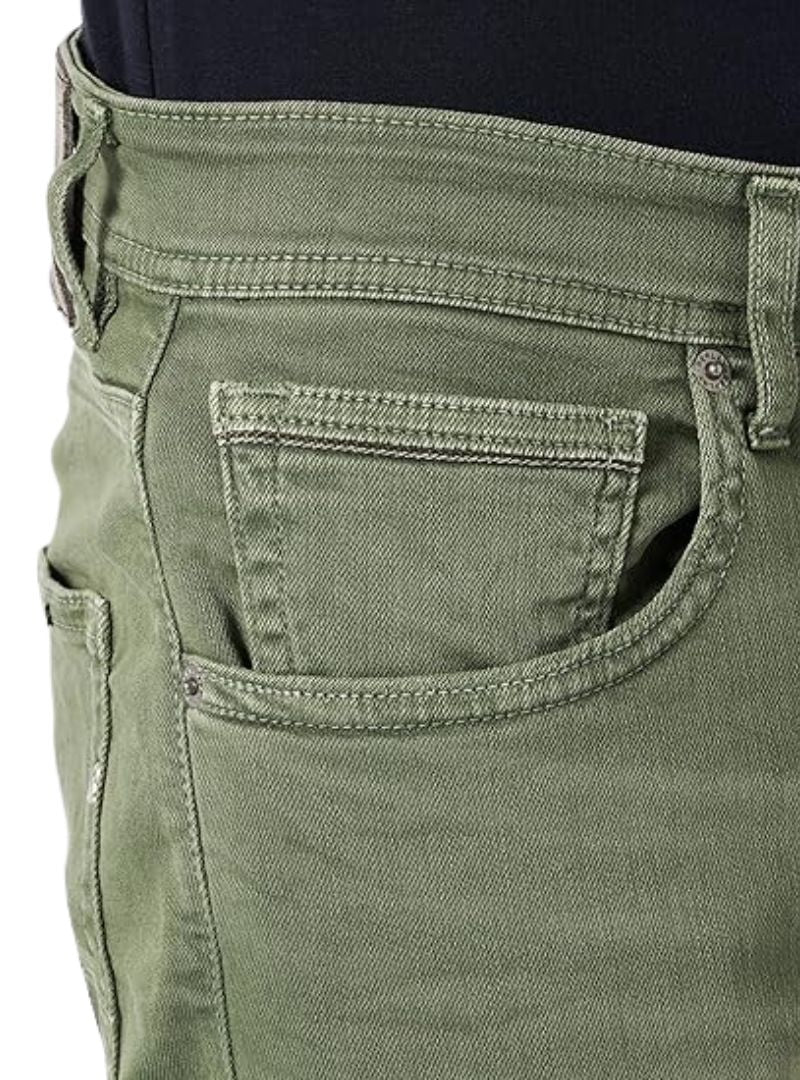 Replay Mens Groover Straight Fit Jeans - Green