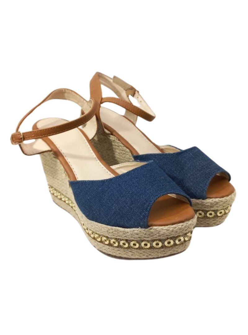 PEEP TOE DETAILED WEDGE HEEL