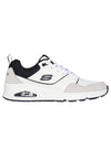 Skechers Mens Retro One Sneakers - White/Grey/Black