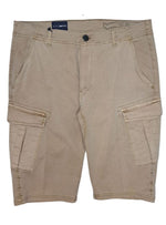 Gas Mens Straight Fit Formal Short - Beige