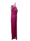 Lozania Ladies One Shoulder Tie Jumpsuit - Pink