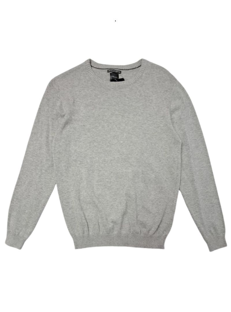 Terranova Mens Round Neck Knit Top - Grey