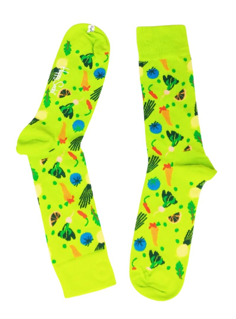 VEGETABLE PRINT SOCKS