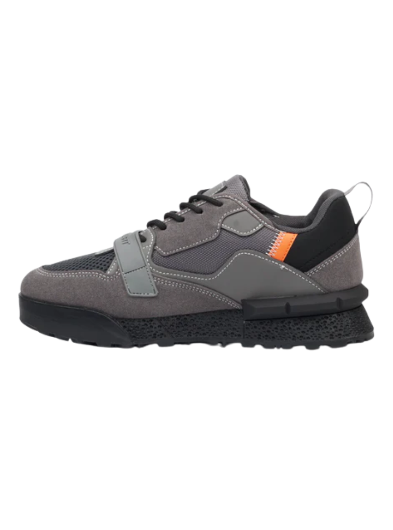 Urbanart Mens Play 2 Faux Nubuck Mesh Sneaker - Grey