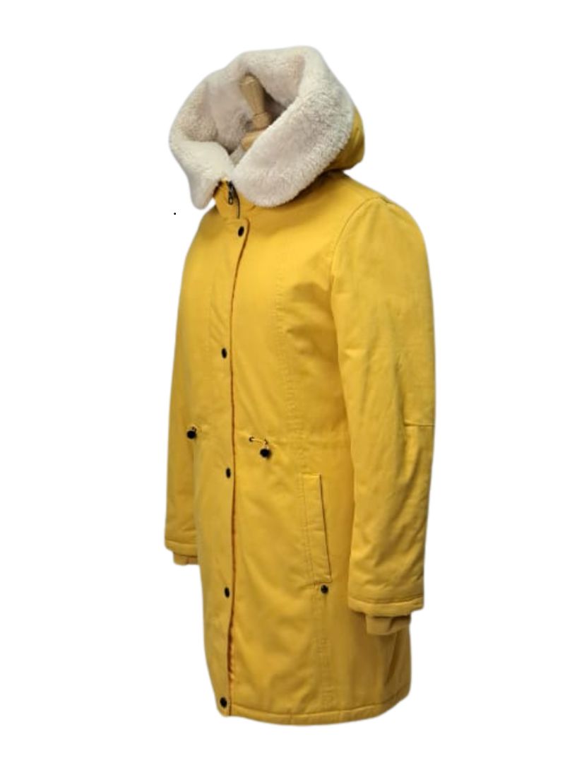 Tom Tailor Ladies Hooded Jacket - Yellow