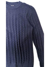 SVH Mens Knitted Pullover - Navy
