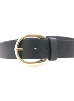 PLEATHER BUCKLE BELT