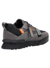 Urbanart Mens Play 2 Faux Nubuck Mesh Sneaker - Grey