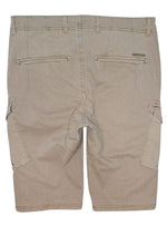 Gas Mens Straight Fit Formal Short - Beige