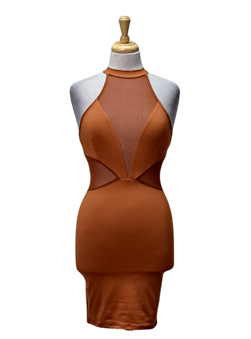 Forever 21 Ladies Bodycon Dress - Burnt Orange