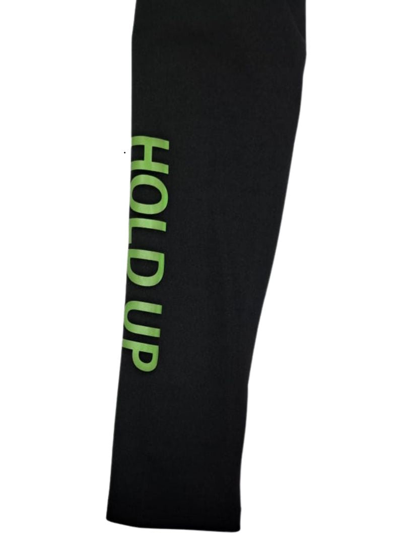 Inside Ladies Active Tights - Black/Green