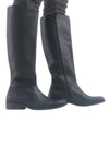 GENUINE LEATHER STITCH DETAIL BOOTS