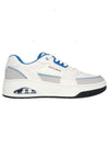 Skechers Mens Uno Court Low-Post Sneaker - White/Blue