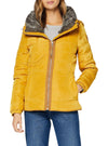 FUR LINED HIGH NECK PUFFER JACKET