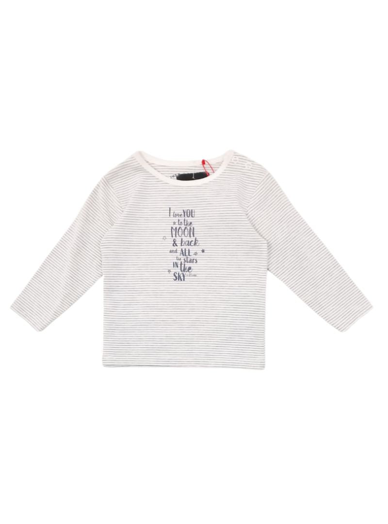 STRIPED PRINT KIDS TEE