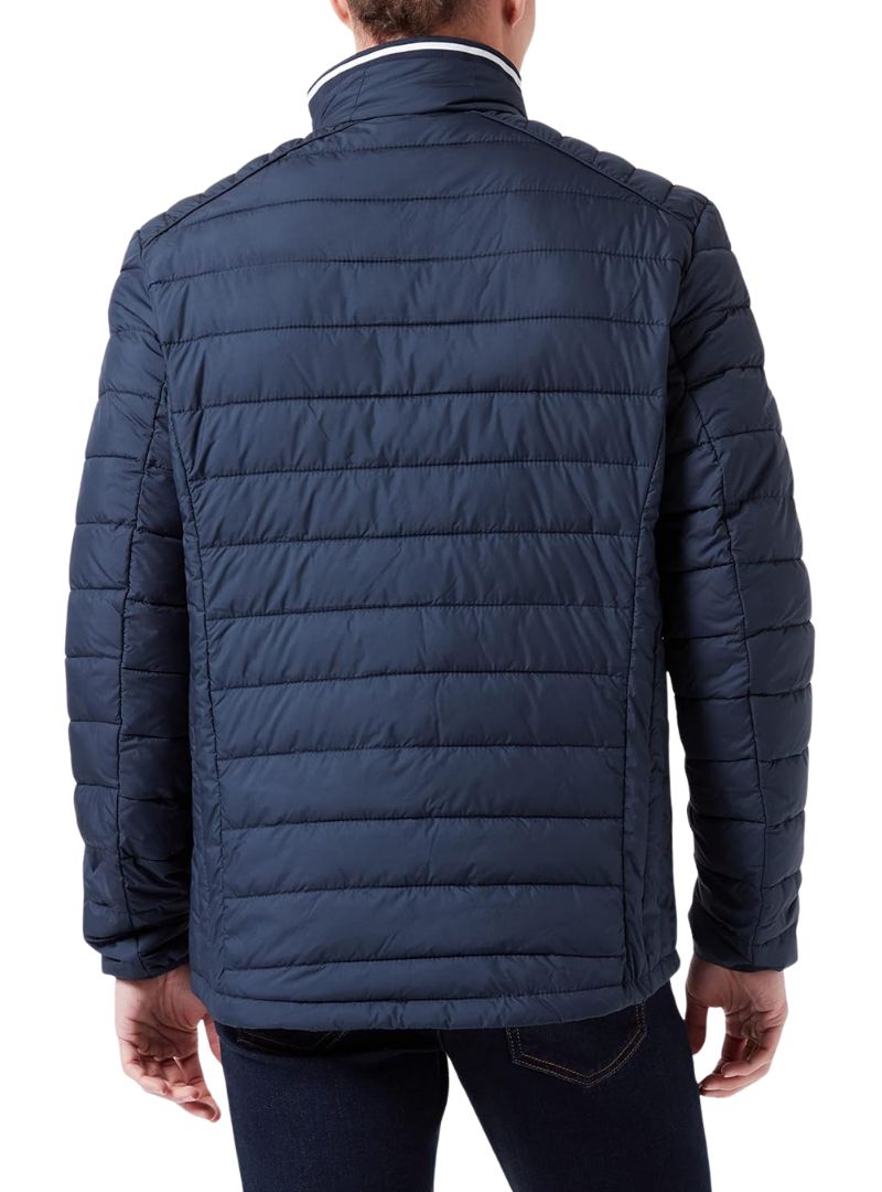 Tom Tailor Mens Light Weight Quilted Jacket - Navy