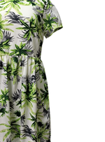 Ada Gatti Ladies Palm Dress - Green/Cream