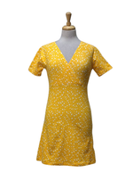 Inside Ladies Floral Dress - Yellow/White