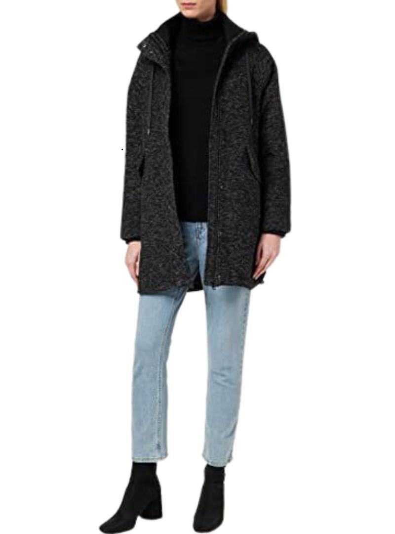 Tom Tailor Ladies Hooded Jacket - Black