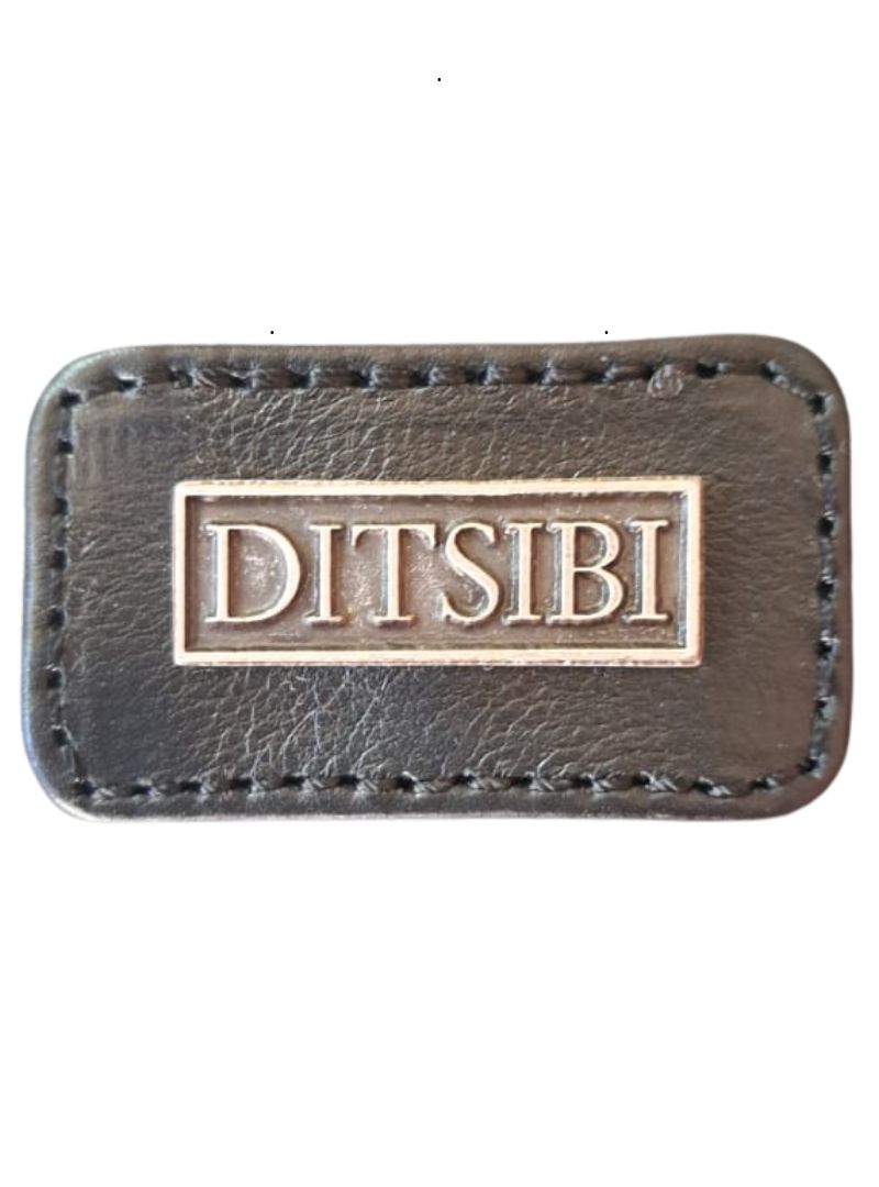 Ditsibi Genuine Leather Backpack - Black