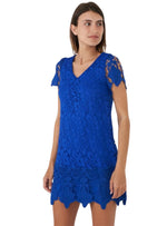 DETAILED SHORT LACE DRESS