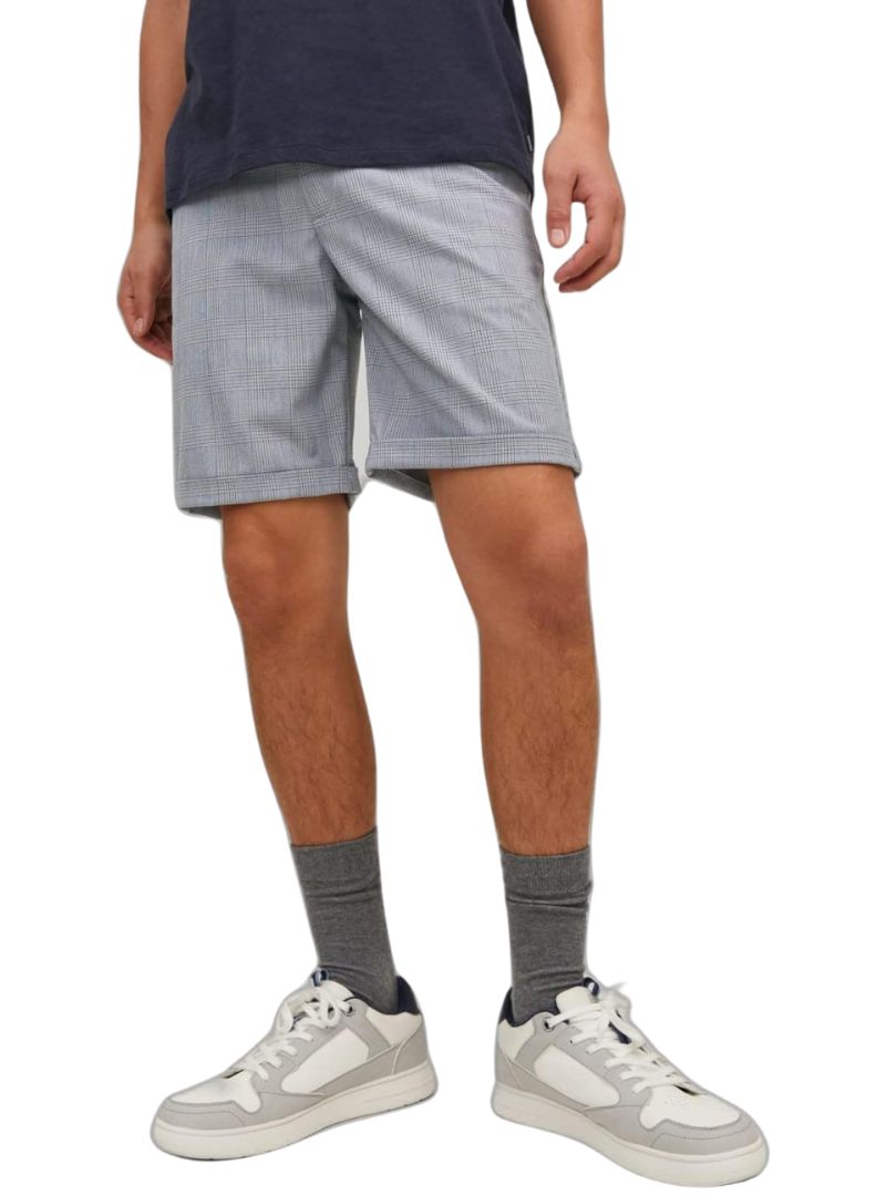 DETAILED CHECK SHORTS