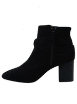 SUEDE ZIP DETAILED BOOTS
