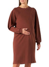 Supermom Ladies Long Sleeve Dress - Brown
