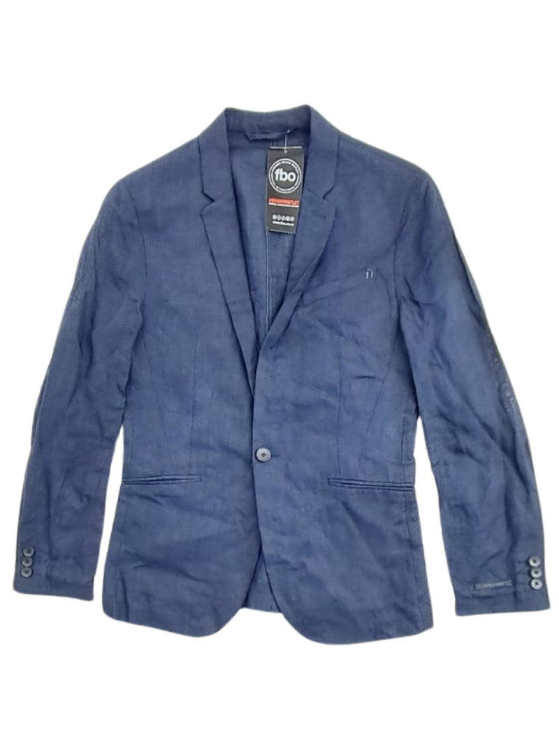 MOCK POCKET LINEN JACKET