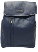Ditsibi Genuine Leather Backpack - Blue
