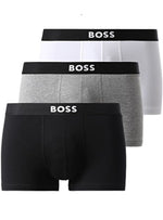 Boss Mens Underwear Boxer Shorts ( 3- Pack ) - Black/White/Grey