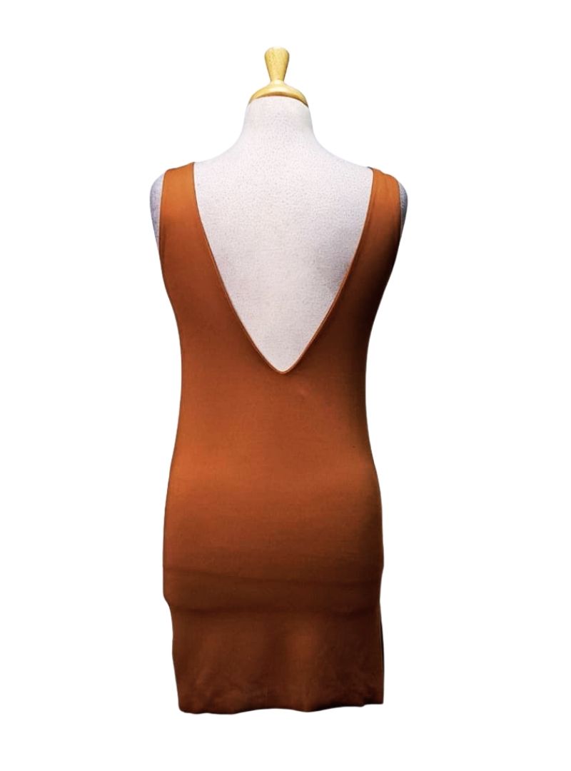 Ada Gatti Ladies Casual Dress - Brown