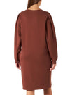 Supermom Ladies Long Sleeve Dress - Brown