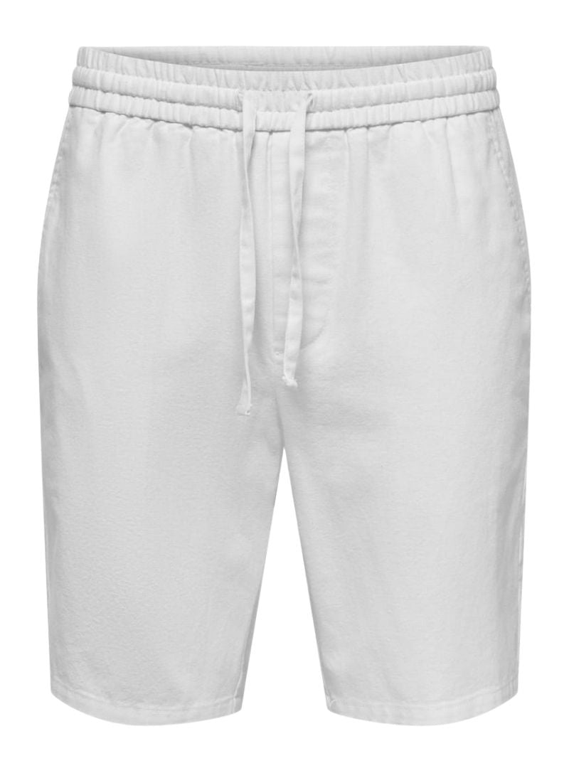 Only & Sons Mens Onslinus Shorts - White